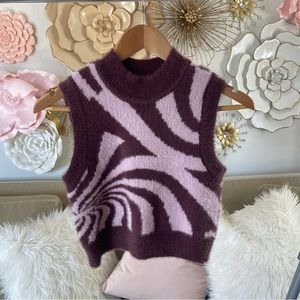 NWT Purple Vest. Dark Purple and Light Purple, PacSun. Size Small.